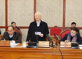 Bộ Chính trị làm việc với Ban Thường vụ Thành ủy Đà Nẵng